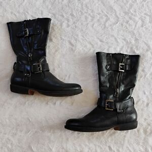 BareTraps Brynda Mid Calf Moto Style Boots